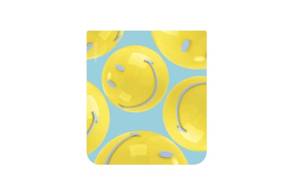 Samsung GP-TOF731SBDLW, sininen, keltainen, Samsung, Galaxy Z Flip 5, 70mm, 1mm, 78mm