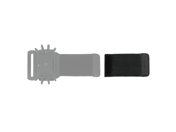 Mobilis - Armbåndsforlengelse for armbånd - strikk, 140 x 75 mm - svart (en pakke 10)