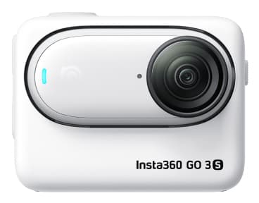 Insta360 Go 3S - Standard Bundle - aktionkamera - 4 K / 30 fps - blixt 64 GB - Bluetooth, Wi-Fi - undervatten upp till 10 m - arktisk vit