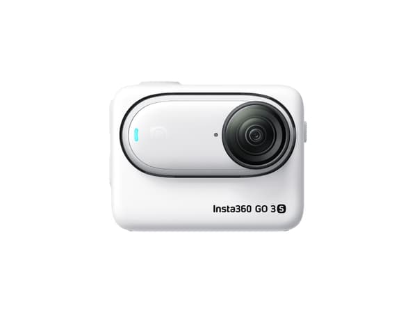 Insta360 Go 3S - Standard Bundle - aktionkamera - 4 K / 30 fps - blixt 64 GB - Bluetooth, Wi-Fi - undervatten upp till 10 m - arktisk vit