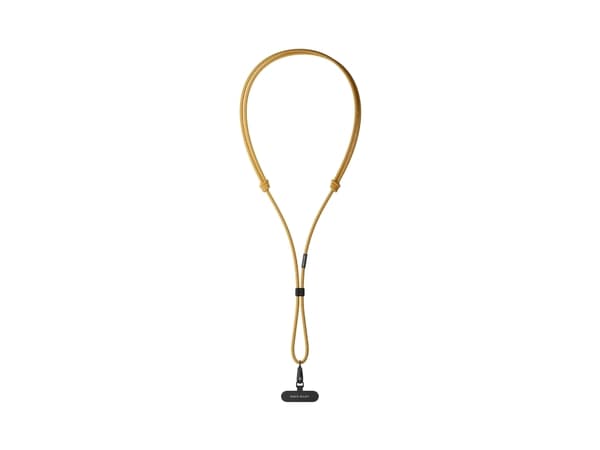 Native Union SLING-UNI-KFT-RP2, Strop / Belte, Gult, Metall, Polyetylentereftalat (PET), Resirkulert polyester, Termoplastisk polyuretan (TPU), Unive