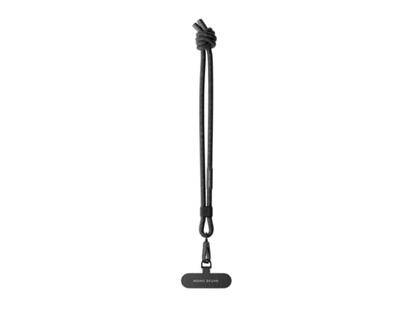 Native Union SLING-WRI-BLK-RP2, stropp, svart, metall, polyetylentereftalatfilm (PET), resirkulert polyester, termoplastisk polyuretan (TPU), 1 stk,