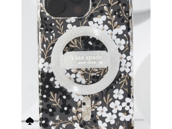 Case-mate KS053400, Magnetisk ring, Silver, Vit, Apple, iPhone 16, iPhone 15, iPhone 14, iPhone 13, iPhone 12, 1 styck