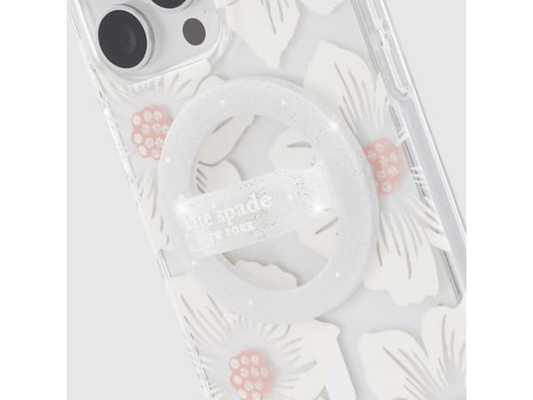 Case-mate KS053400, Magnetisk ring, Silver, Vit, Apple, iPhone 16, iPhone 15, iPhone 14, iPhone 13, iPhone 12, 1 styck