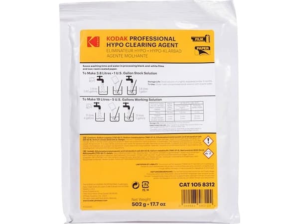 Kodak Professional Hypo Clearing Agent-pulver, laget i 19L