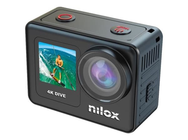 Nilox 4K DIVE, 4K Ultra HD, CMOS, 4 MP, 60 fps, 1050 mAh, 108 g Svart