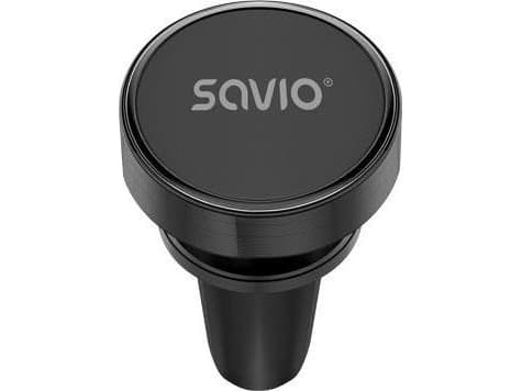 Savio CH-02 Magneettinen autoteline, alumiini, musta, Greb, Sort