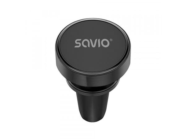 Savio CH-02 Magneettinen autoteline, alumiini, musta, Greb, Sort