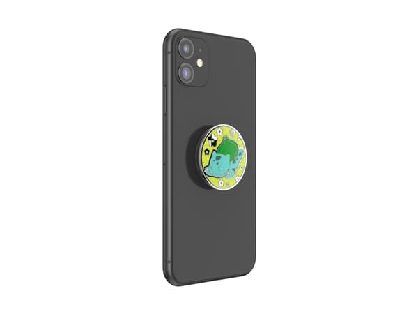 PopSockets Pokémon - Enamel Bulbasaur Nap, Grep, Flerfarget, Metall, Universell, 1 stykker, 38,8 mm