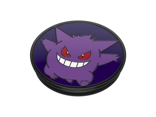 PopSockets Pokémon - Enamel Glow-in-the-dark Gengar, Grepp, Violett, Metall, Universal, 1 styck, 38,8 mm