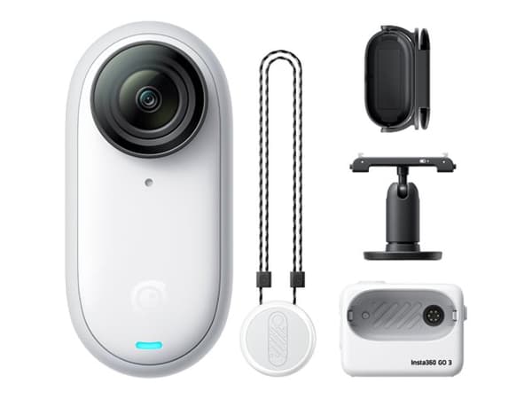 Insta360 Go 3 - Actionkamera - 2,7 K / 30 fps - flash 64 GB - Wi-Fi, Bluetooth - under vannet inntil 5 m - hvit