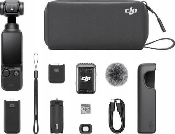 DJI Osmo Pocket 3 - Creator Combo - actionkamera - 4K / 60 fps - 9.4 MP - Wi-Fi, Bluetooth
