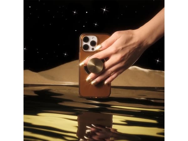 PopSockets 807259, Grepp, Guld, Gjuten aluminium, Inget mönster, Apple, iPhone 12+