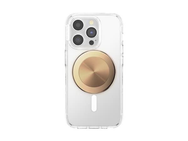 PopSockets 807259, Grepp, Guld, Gjuten aluminium, Inget mönster, Apple, iPhone 12+