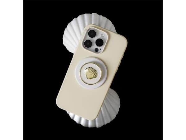 PopSockets 807258, Grep, Gull, Hvit, Apple, iPhone 12+, 1 stykker