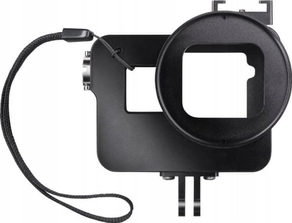 Walimex Mantona Magic Alu Cage yhteensopiva GoPro Hero 12 11 10 9 8 kanssa - vankka alumiinikotelo, GoPro-kiinnitys ja hot shoe, 52 mm suodatinkierre