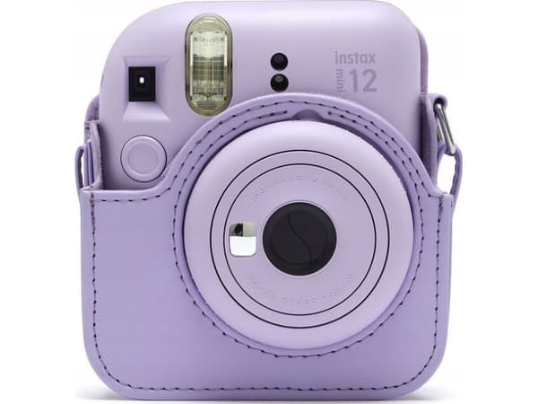 Fujifilm - Fodral för kamera - konstläder - lila purpur - för Instax Mini 12