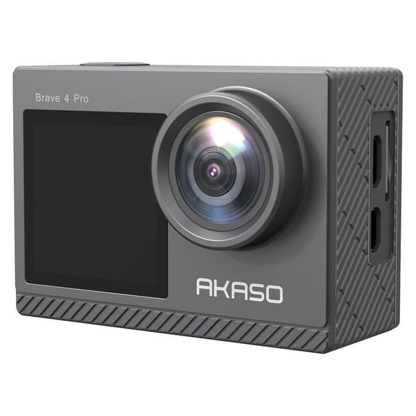 Akaso Brave 4 Pro actionkamera med dobbelt skærm - 4K/30fps - 20MP