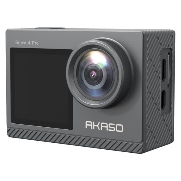 Akaso Brave 4 Pro actionkamera med dobbelt skærm - 4K/30fps - 20MP