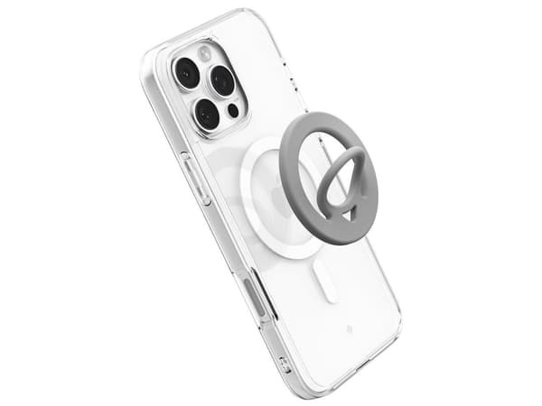Spigen Dual Pop (MagFit), O-ring, Grå, Silikon, Apple, iPhone 16 / 16 Plus / 16 Pro / 16 Pro Max (2024) iPhone 15 / 15 Plus / 15 Pro / 15 Pro Max (20