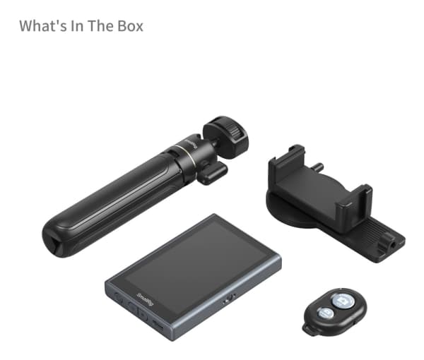 SmallRig Wireless Video Monitor for Phone (Vlog Kit) 4851, Black, Aluminium, Plastic, Battery, 1500 mAh, 69 mm, 14 mm