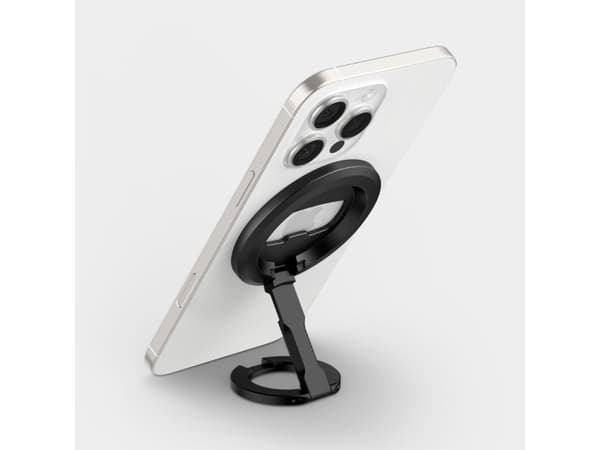 Spigen O-Mag | Phone Holder (MagFit) OM102, Magnetisk ring, Svart, Polykarbonat, Silikon, Stål, iPhone 16 / 16 Plus / 16 Pro / 16 Pro Max / iPhone 15