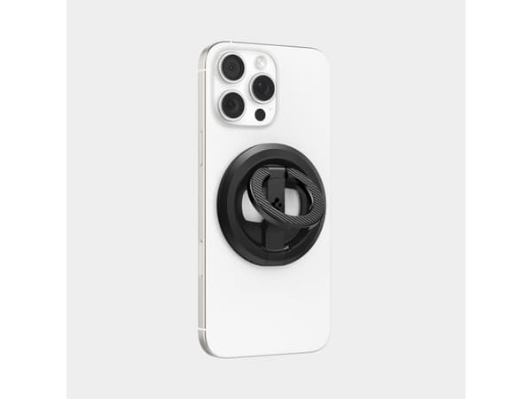Spigen O-Mag | Phone Holder (MagFit) OM102, Magnetisk ring, Svart, Polykarbonat, Silikon, Stål, iPhone 16 / 16 Plus / 16 Pro / 16 Pro Max / iPhone 15