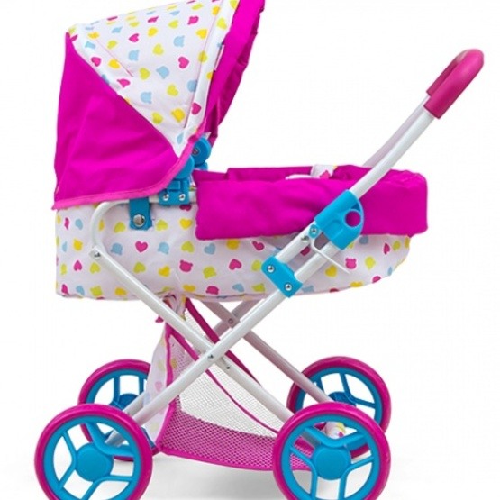 Milly Mally - Doll Carriage Alicecandy Girls 67 Cm Rosa/Blå