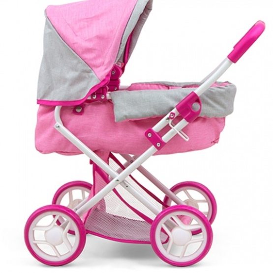 Milly Mally - Dockvagn Aliceprestige Girls 67 Cm Rosa/Grå