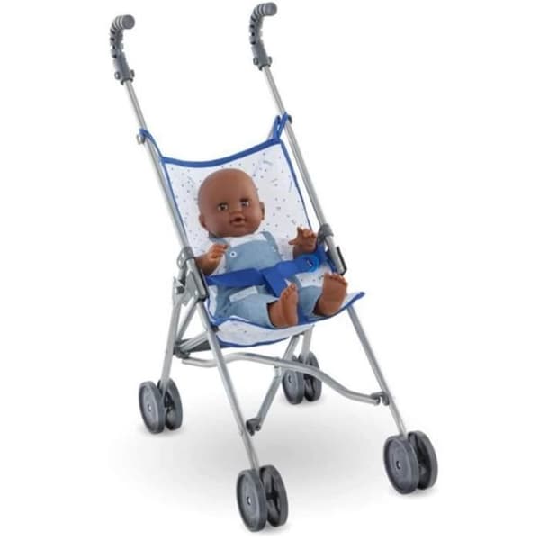 Blå barnvagn för bebisar från 36 till 42 cm - Corolle