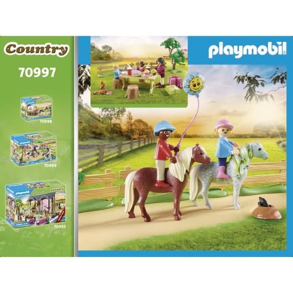 PLAYMOBIL 70997 Festdekoration med ponnyer