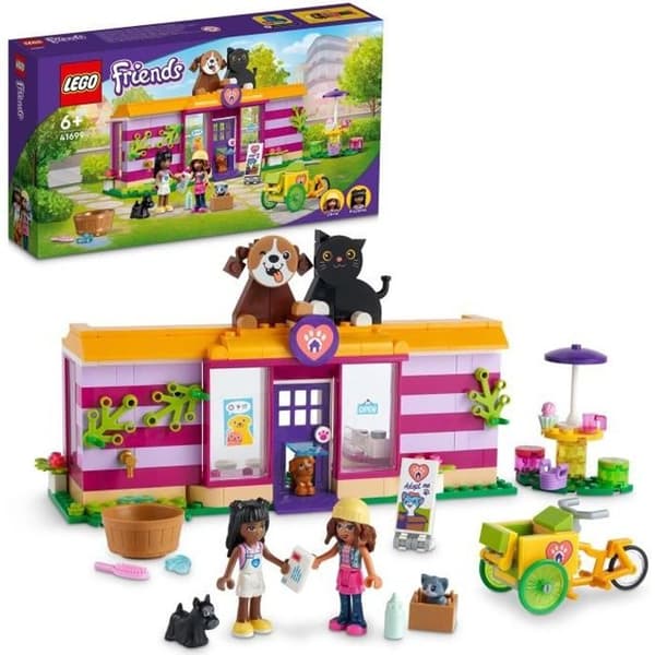 LEGO Friends Adoption Café 41699 - Leksak med katt- och hundminifigurer