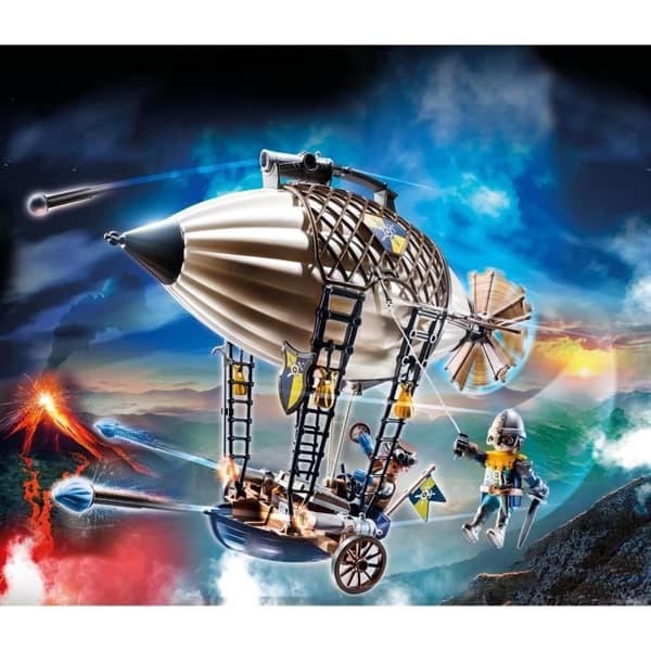 PLAYMOBIL - 70642 - Novelmore - Dario's Aerostat - Stelt luftskepp med integrerade kanoner