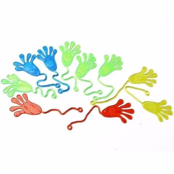 Stretchy Sticky Hands - Leksak - 10 delar - Blandat
