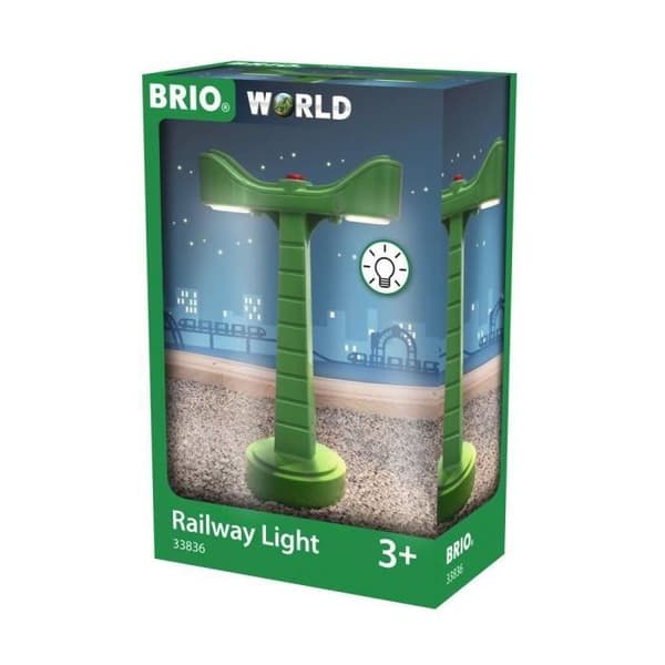 BRIO World Railway Lighting - Tillbehör för tågbana i trä - Ravensburger - Blandat från 3 år