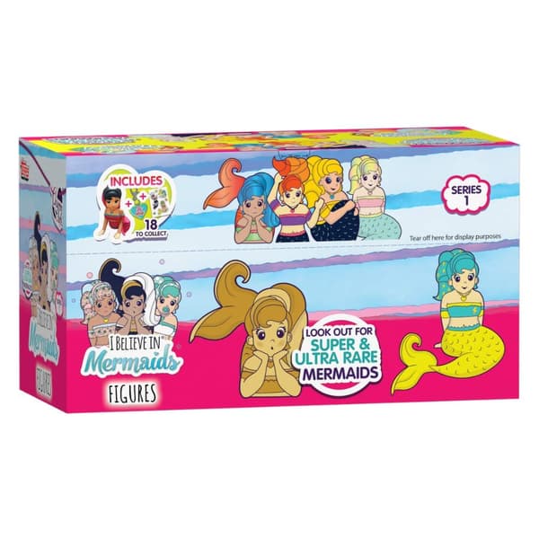 Sjöjungfru figur &  berlock Kalas-pack 18 st