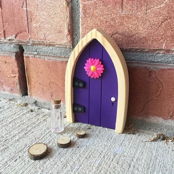 The Irish Fairy Door Purple Door Playset