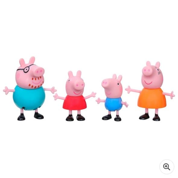 Peppa Pig Adventures Family Figure 4 Pack