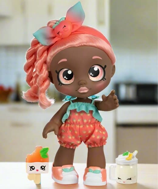 Kindi Kids Snack Time Friends Summer Peaches Toddler Doll
