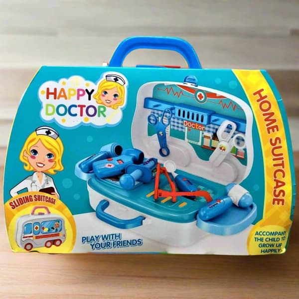 Happy Doctor Sliding Home Suitcase Playset