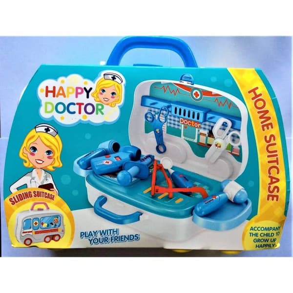 Happy Doctor Sliding Home Suitcase Playset