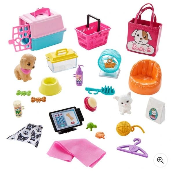 Barbie Doll and Pet Boutique Playset with Pets and Accessories