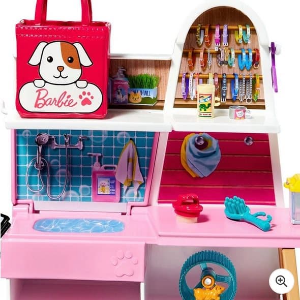 Barbie Doll and Pet Boutique Playset with Pets and Accessories