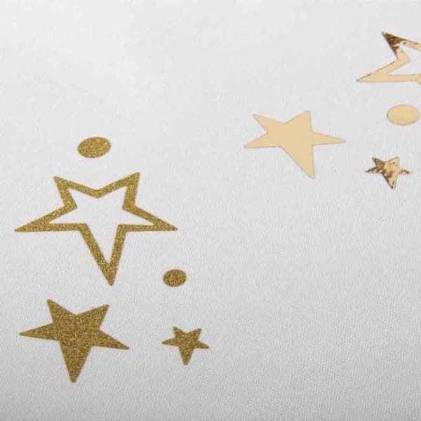 Die-cut kit "djup kant" Stars&amp;Circles", 1-6,8 x 1-6cm, tab-bag 4st