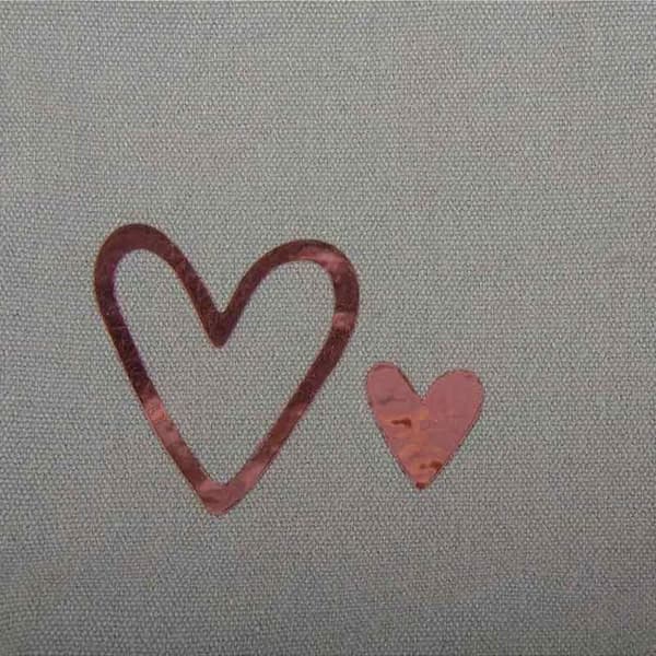 Die-cut kit "deep edge": "Hjärtan", 1,1-5,5 x 1,2-6cm, tab-bag 3st