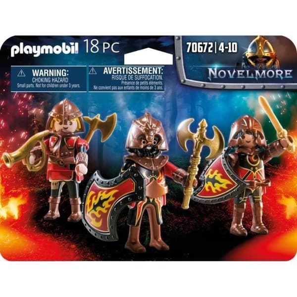 PLAYMOBIL - 70672 - 3 Burnham Raiders fighters