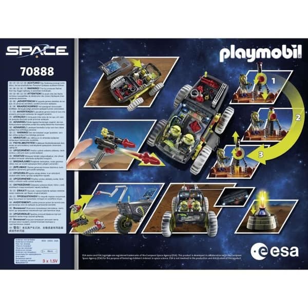PLAYMOBIL - 70888 - Rymd - Rymdmobil enhet med astronauter och skyttel