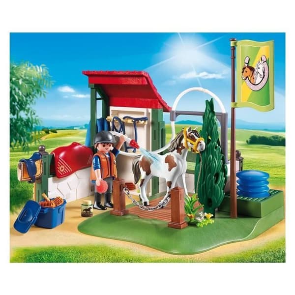 PLAYMOBIL - 6929 - Country - Tvättlåda för hästar