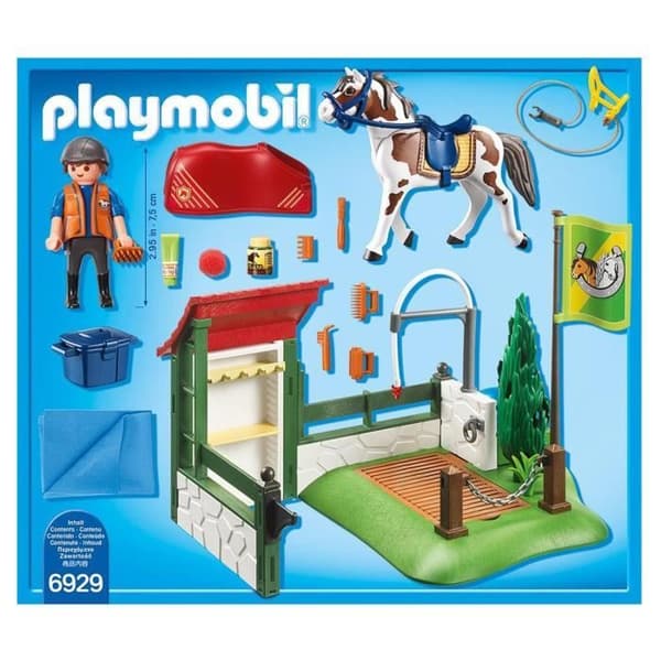 PLAYMOBIL - 6929 - Country - Tvättlåda för hästar