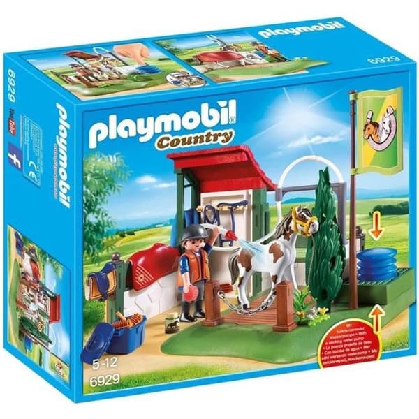 PLAYMOBIL - 6929 - Country - Tvättlåda för hästar